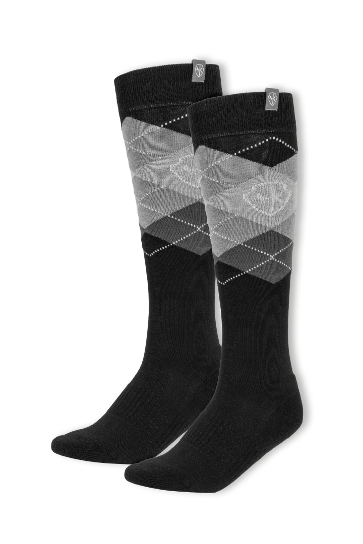 KANTRIE Thermo Kniestrümpfe Karo Knies